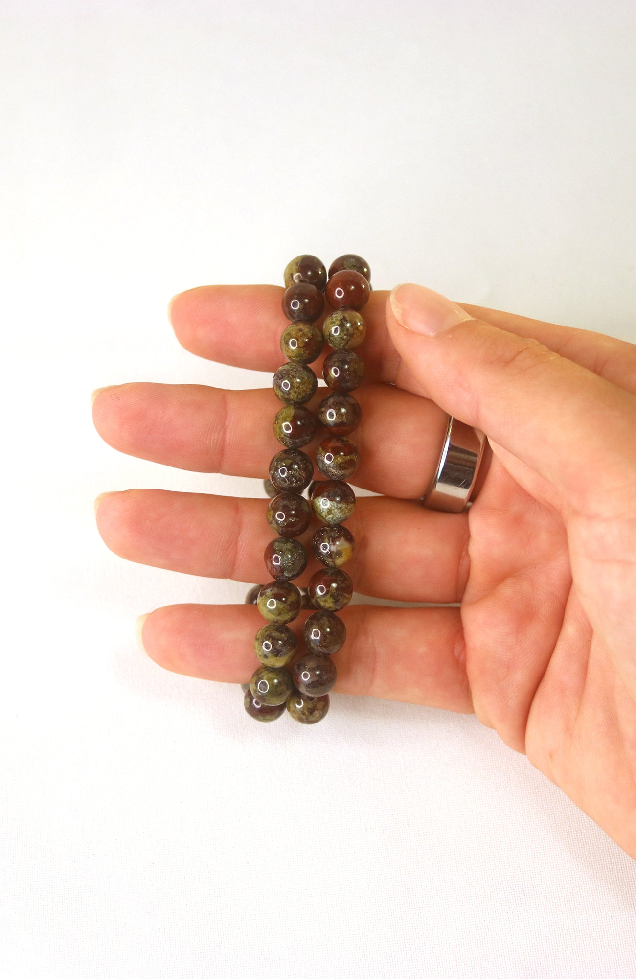 Dragon Blood Jasper Bracelet 228
